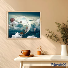 Load image into Gallery viewer, paint by numbers | hot ballons in your dream | new arrivals landscapes intermediate | FiguredArt