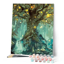 Load image into Gallery viewer, paint by numbers | fairy tree | new arrivals landscapes forest advanced | FiguredArt