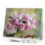 paint by numbers | Peonies and Cherries | advanced flowers | FiguredArt