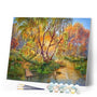 paint by numbers | Pontoon beside the River | advanced landscapes | FiguredArt