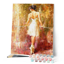 Load image into Gallery viewer, paint by numbers | Ballerina preparing | advanced romance | FiguredArt