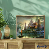 paint by numbers | Ancient city in Asia | advanced cities | FiguredArt