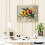 paint by numbers | Colorful Flowers in a Vase | easy flowers | FiguredArt