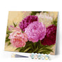 paint by numbers | Shades of Rose | flowers intermediate | FiguredArt
