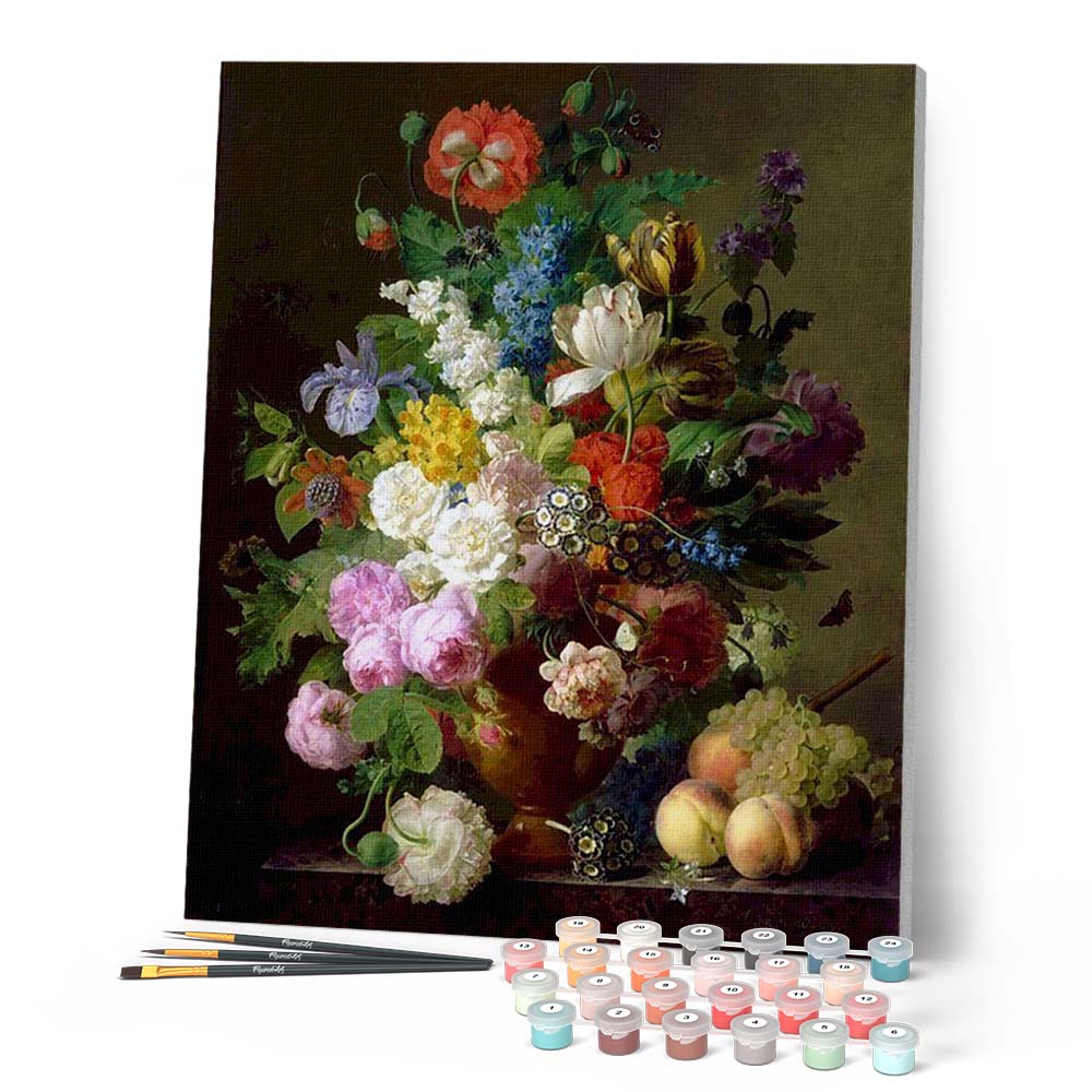 Paint by numbers - Jan Frans van Dael - Vase of Flowers – Figured'Art