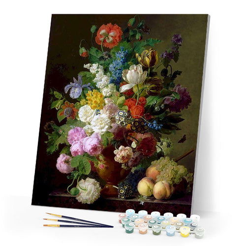 paint by numbers | jan frans van dael vase of flowers | new arrivals flowers advanced | FiguredArt