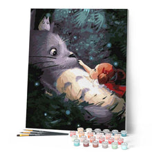 Load image into Gallery viewer, paint by numbers | Mouse and Little Girl | animals intermediate | FiguredArt