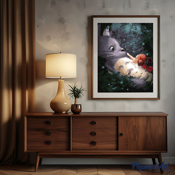 paint by numbers | Mouse and Little Girl | animals intermediate | FiguredArt