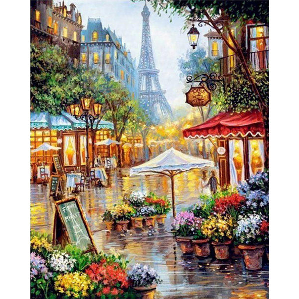 paint by numbers | my florist in paris | new arrivals cities advanced | FiguredArt