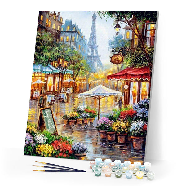 paint by numbers | my florist in paris | new arrivals cities advanced | FiguredArt