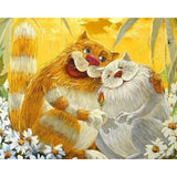 paint by numbers | Two lovers Cats | animals cats easy | FiguredArt