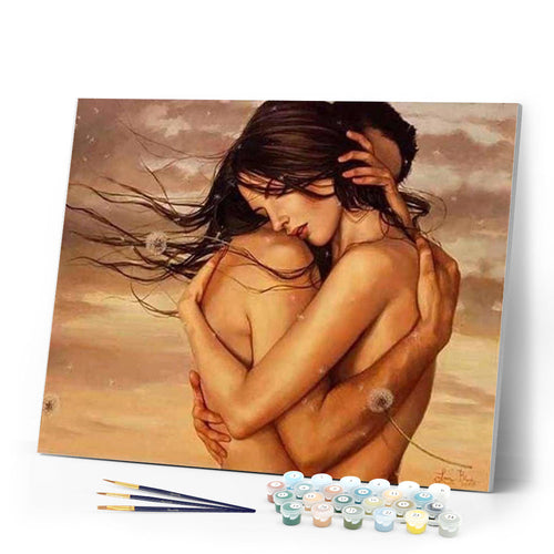 paint by numbers | Entwined Couple | easy nude romance | FiguredArt