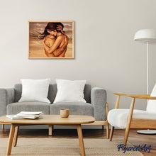 Load image into Gallery viewer, paint by numbers | Entwined Couple | easy nude romance | FiguredArt