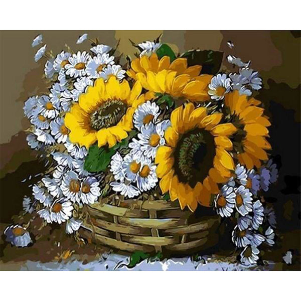 paint by numbers | Summer Flowers | flowers intermediate | FiguredArt