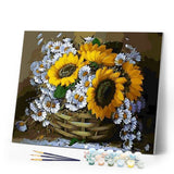 paint by numbers | Summer Flowers | flowers intermediate | FiguredArt