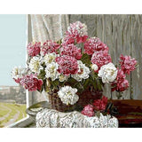 paint by numbers | Pink & White Peonies | advanced flowers | FiguredArt