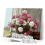 paint by numbers | Pink & White Peonies | advanced flowers | FiguredArt