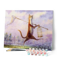 Load image into Gallery viewer, paint by numbers | Cat looking for food | advanced animals cats | FiguredArt