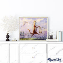 Load image into Gallery viewer, paint by numbers | Cat looking for food | advanced animals cats | FiguredArt