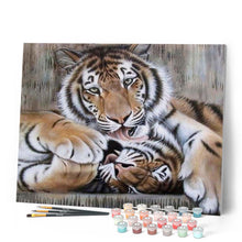 Load image into Gallery viewer, paint by numbers | Tigers | advanced animals tigers | FiguredArt