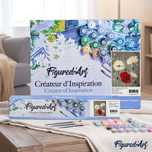 Load image into Gallery viewer, paint by numbers | Red and White Flowers | easy flowers | FiguredArt