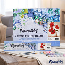 Load image into Gallery viewer, paint by numbers | Pretty Poppies | beginners easy flowers | FiguredArt
