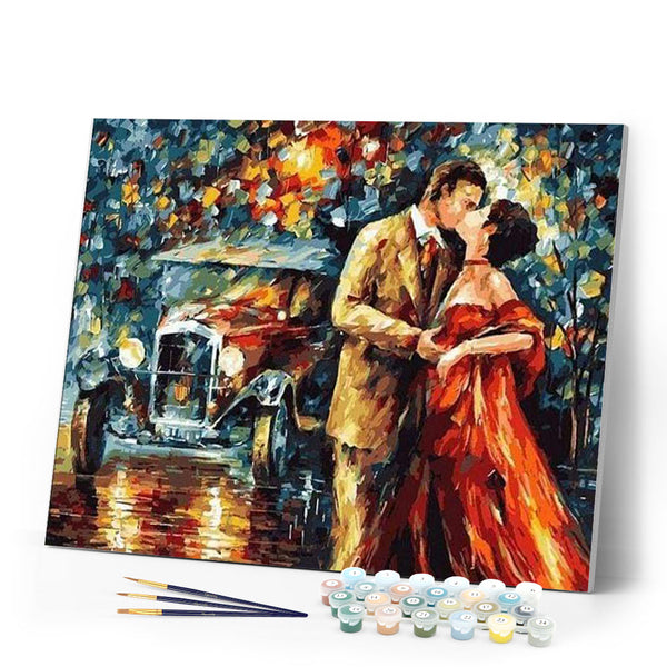 paint by numbers | Lovers and the Rain | advanced romance | FiguredArt