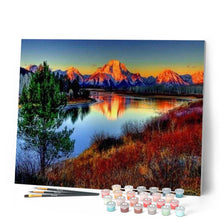 Load image into Gallery viewer, paint by numbers | Lake and Mountain | advanced landscapes | FiguredArt