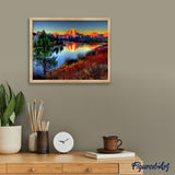paint by numbers | Lake and Mountain | advanced landscapes | FiguredArt