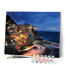 Load image into Gallery viewer, paint by numbers | Village and Seaside | advanced cities | FiguredArt