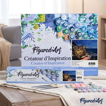 Load image into Gallery viewer, paint by numbers | Village and Seaside | advanced cities | FiguredArt
