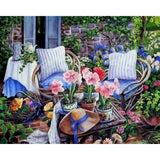 paint by numbers | Cosy Garden | advanced flowers | FiguredArt