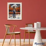paint by numbers | Sexy woman under the umbrella | advanced romance | FiguredArt