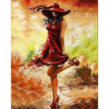 paint by numbers | Dancing lady | dance intermediate romance | FiguredArt