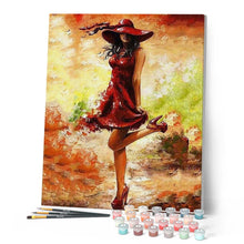 Load image into Gallery viewer, paint by numbers | Dancing lady | dance intermediate romance | FiguredArt