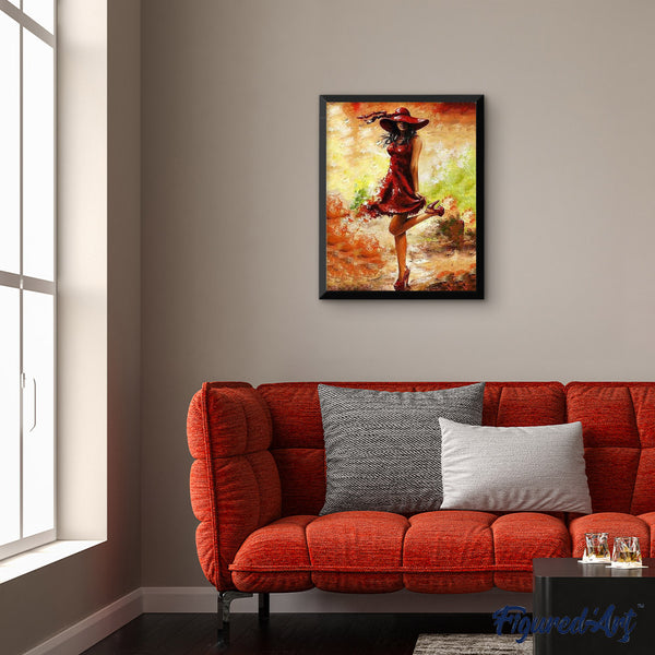 paint by numbers | Dancing lady | dance intermediate romance | FiguredArt