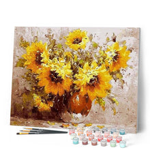 Load image into Gallery viewer, paint by numbers | Sunflowers bouquet | advanced flowers | FiguredArt