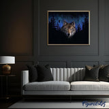 paint by numbers | Wolf at Night | advanced animals wolves | FiguredArt