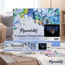 Load image into Gallery viewer, paint by numbers | Wolf at Night | advanced animals wolves | FiguredArt
