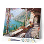 paint by numbers | Sea View from the Patio | advanced landscapes | FiguredArt