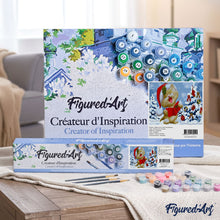 Load image into Gallery viewer, paint by numbers | Christmas Cat | cats christmas easy kids | FiguredArt