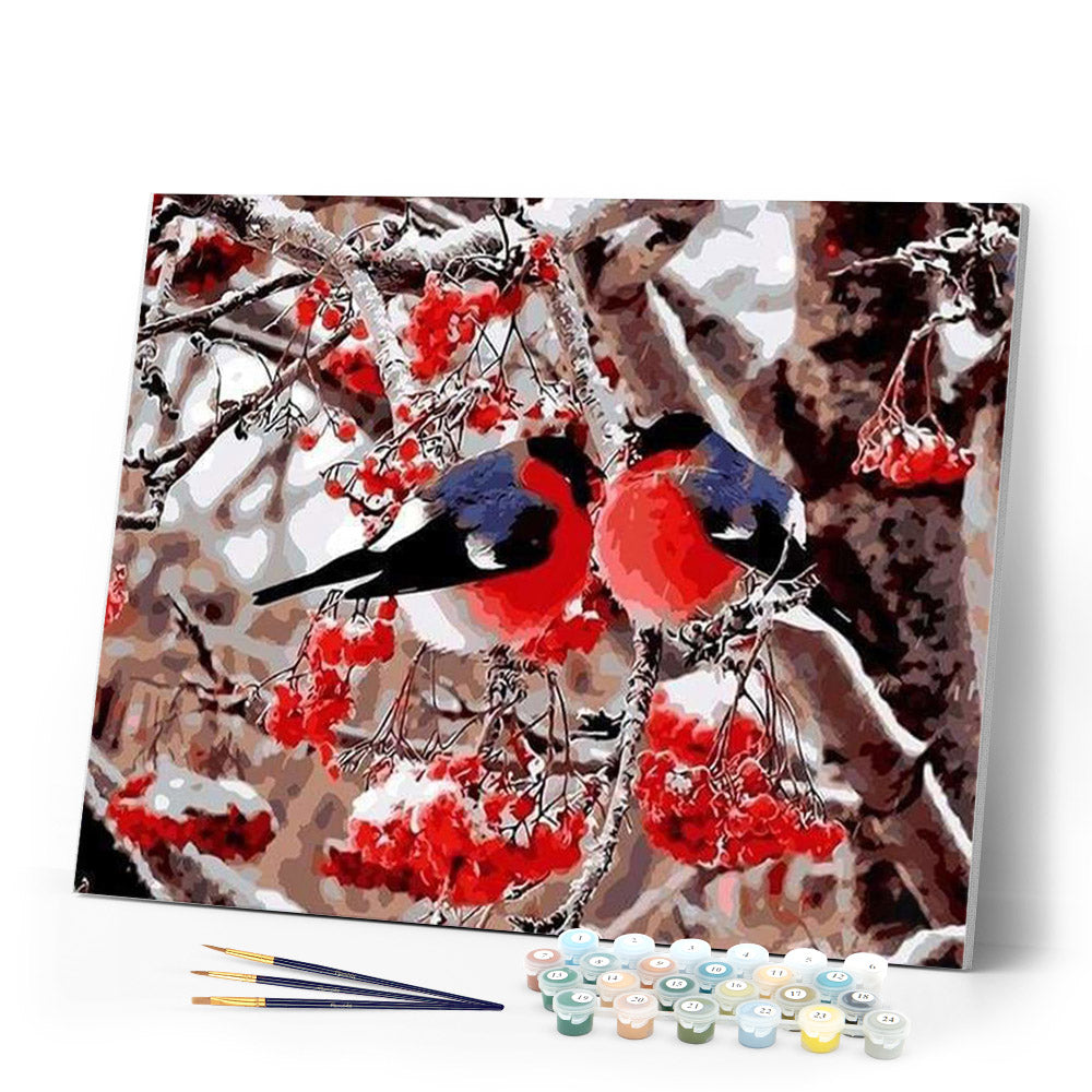 paint by numbers | Loving Birds | advanced animals birds | FiguredArt