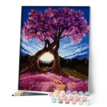Load image into Gallery viewer, paint by numbers | Tree of Wishes | advanced landscapes trees | FiguredArt