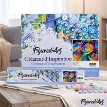 Load image into Gallery viewer, paint by numbers | Multicolor Roses | easy flowers Pop Art | FiguredArt