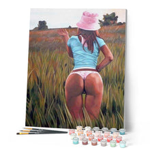 Load image into Gallery viewer, paint by numbers | A Strand of Sexy | advanced nude | FiguredArt