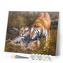 paint by numbers | Loving Tigers | advanced animals tigers | FiguredArt
