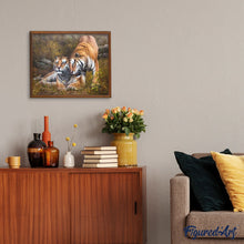 Load image into Gallery viewer, paint by numbers | Loving Tigers | advanced animals tigers | FiguredArt