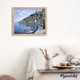 paint by numbers | Port at the end of Day | cities intermediate | FiguredArt