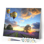 paint by numbers | Hot Air Balloon over the Fields | advanced landscapes | FiguredArt