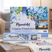 Load image into Gallery viewer, paint by numbers | Hot Air Balloon over the Fields | advanced landscapes | FiguredArt